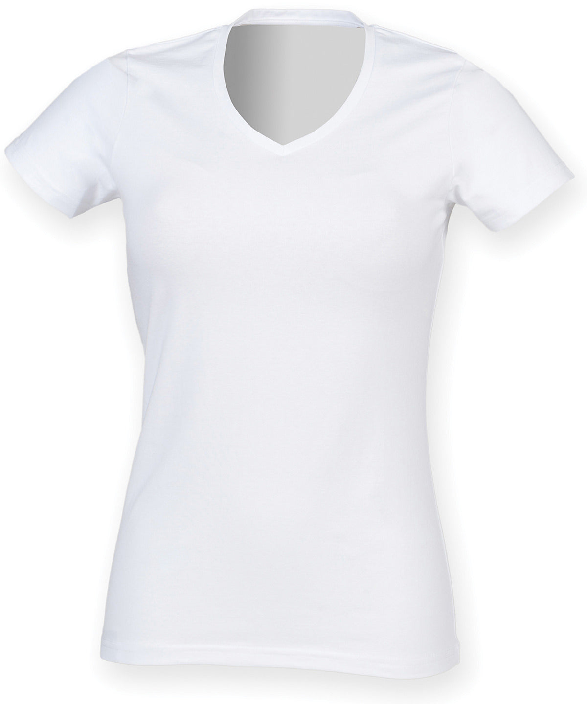 Stuttermabolir - Feel Good Women's Stretch V-neck T-shirt