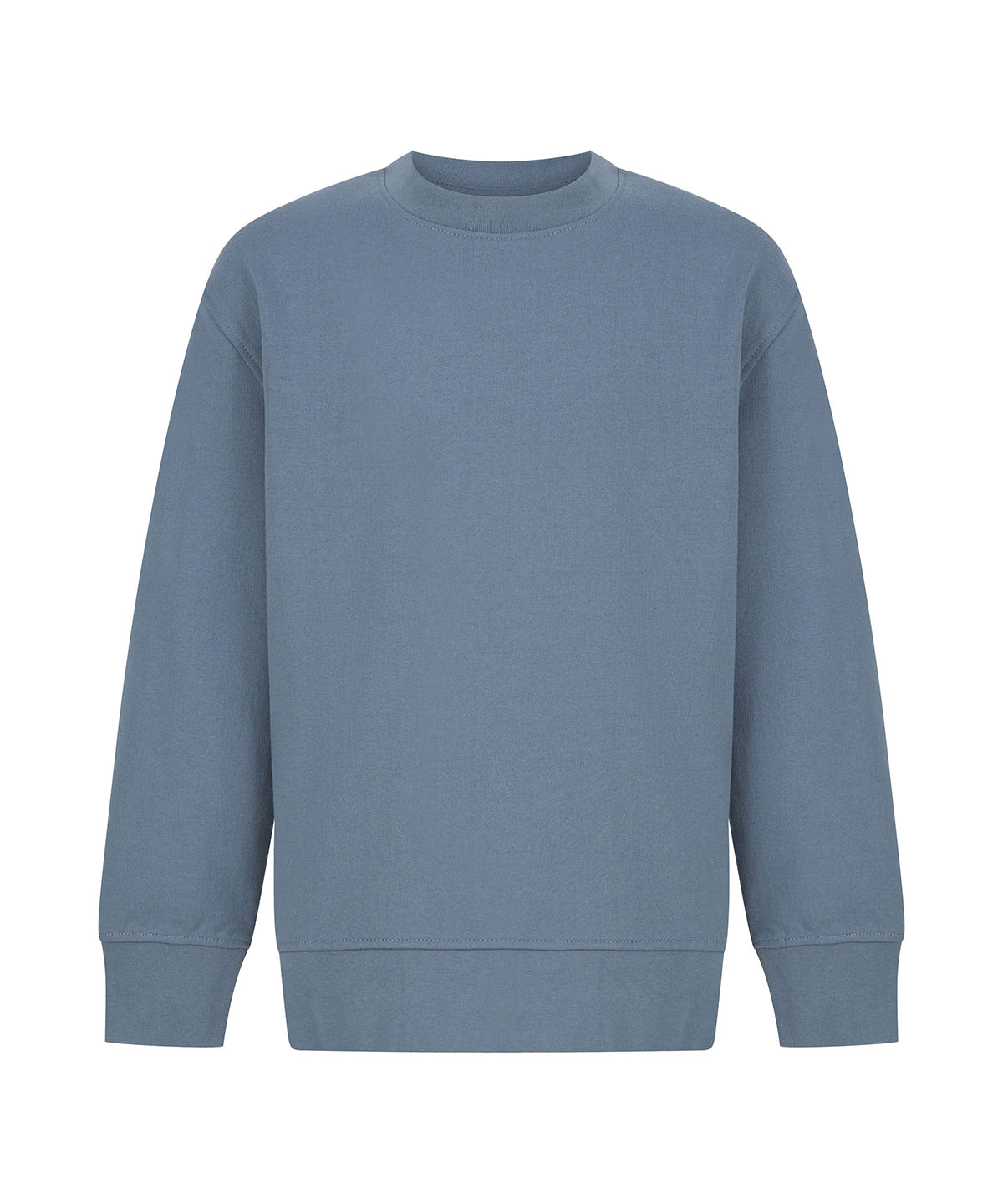 Háskólapeysur - Kids Sustainable Fashion Curved Hem Sweatshirt