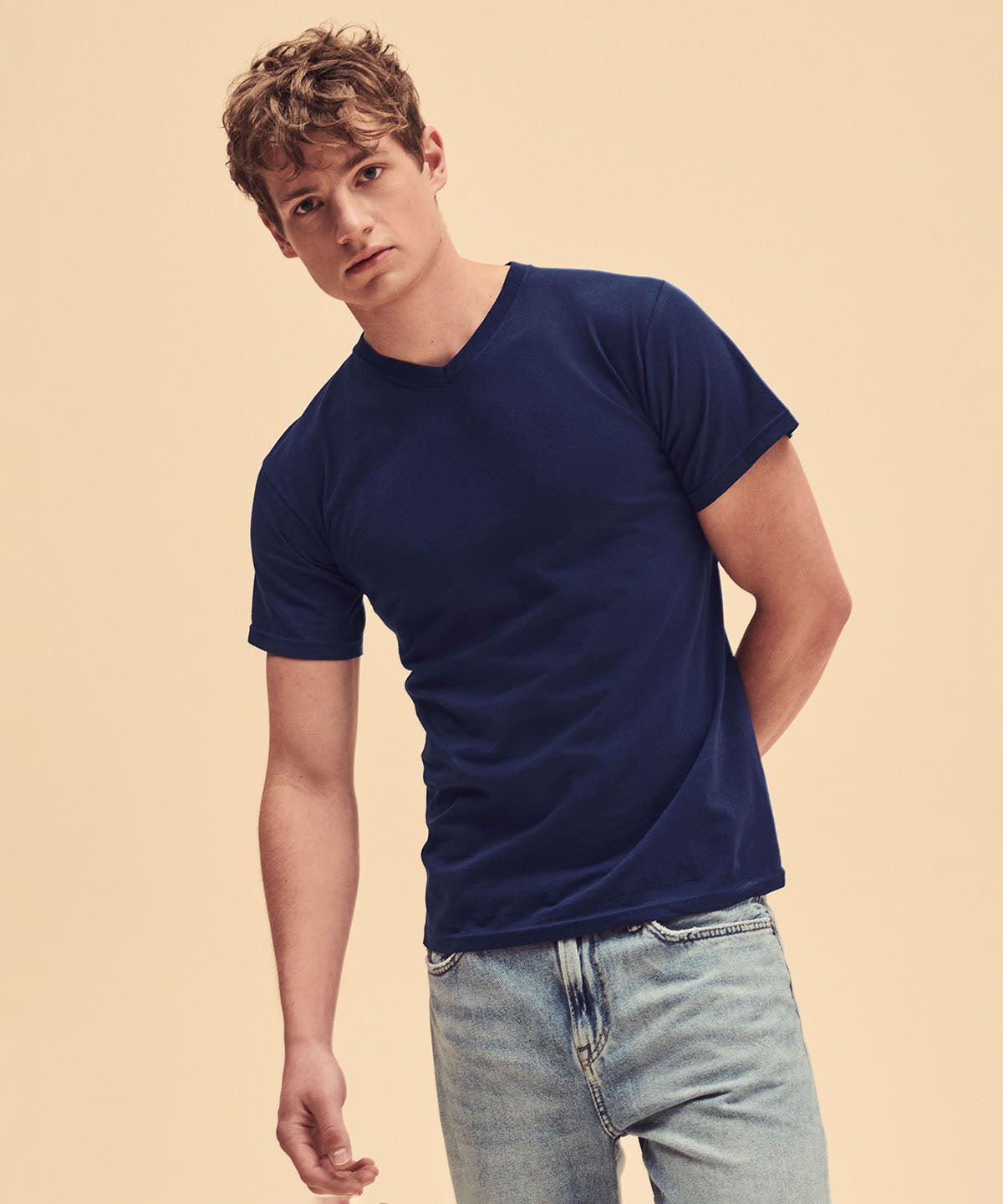 Stuttermabolir - Valueweight V-neck T