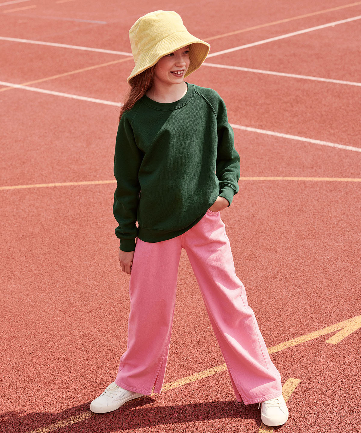 Háskólapeysur - Kids Classic Raglan Sweatshirt