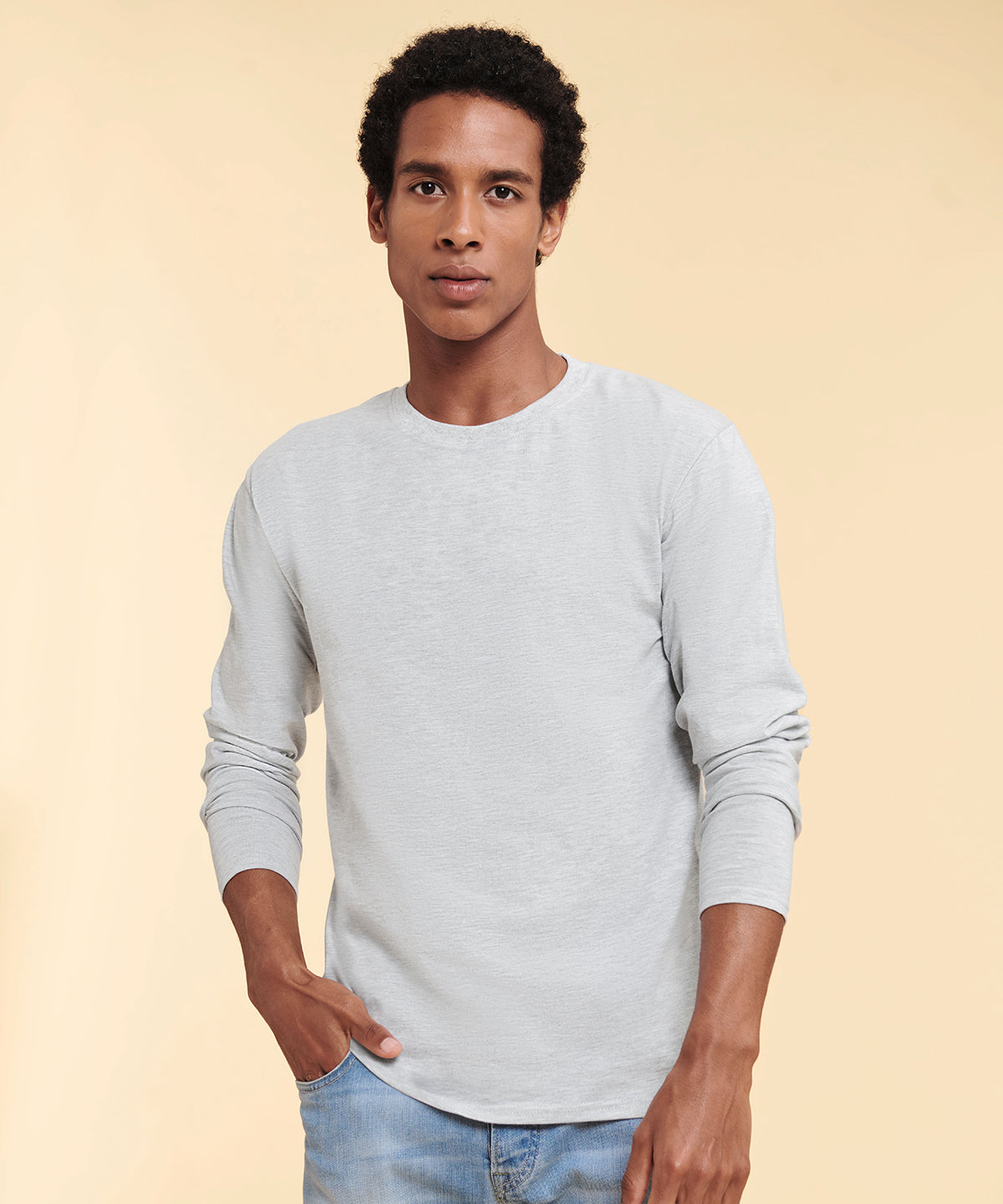 Stuttermabolir - Iconic 195 Ringspun Premium Long Sleeve T