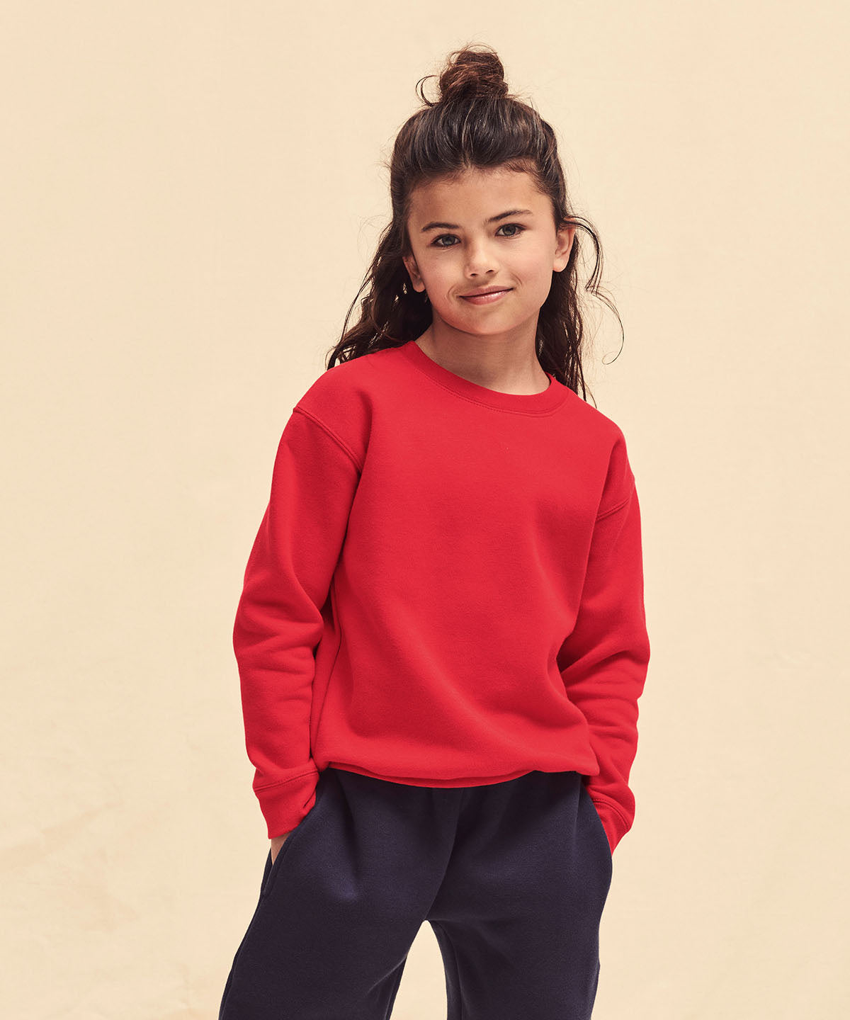 Háskólapeysur - Kids Premium Set-in Sweatshirt