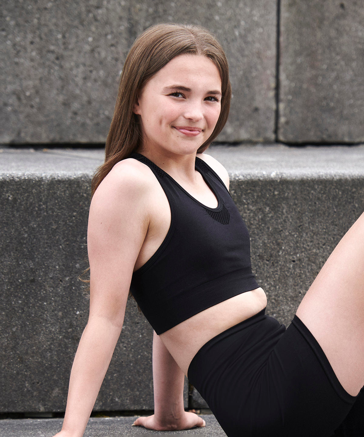 Brjósthaldarar - Kids Seamless Crop Top
