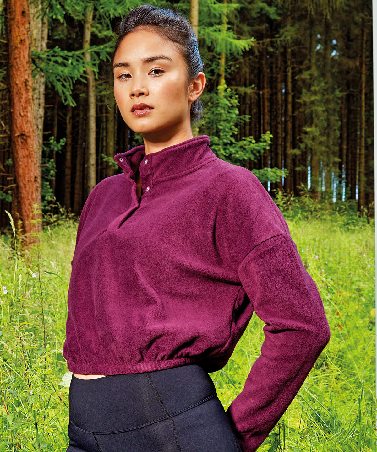 Háskólapeysur - Women's TriDri® Cropped Fleece