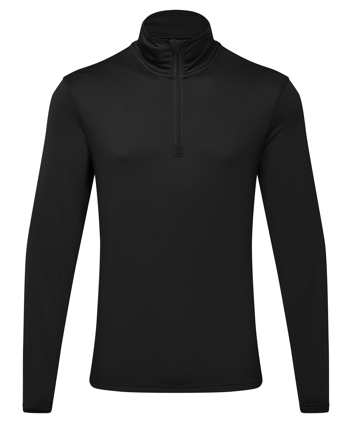 Íþróttatoppar - TriDri® Recycled Long Sleeve Brushed Back ¼ Zip Top