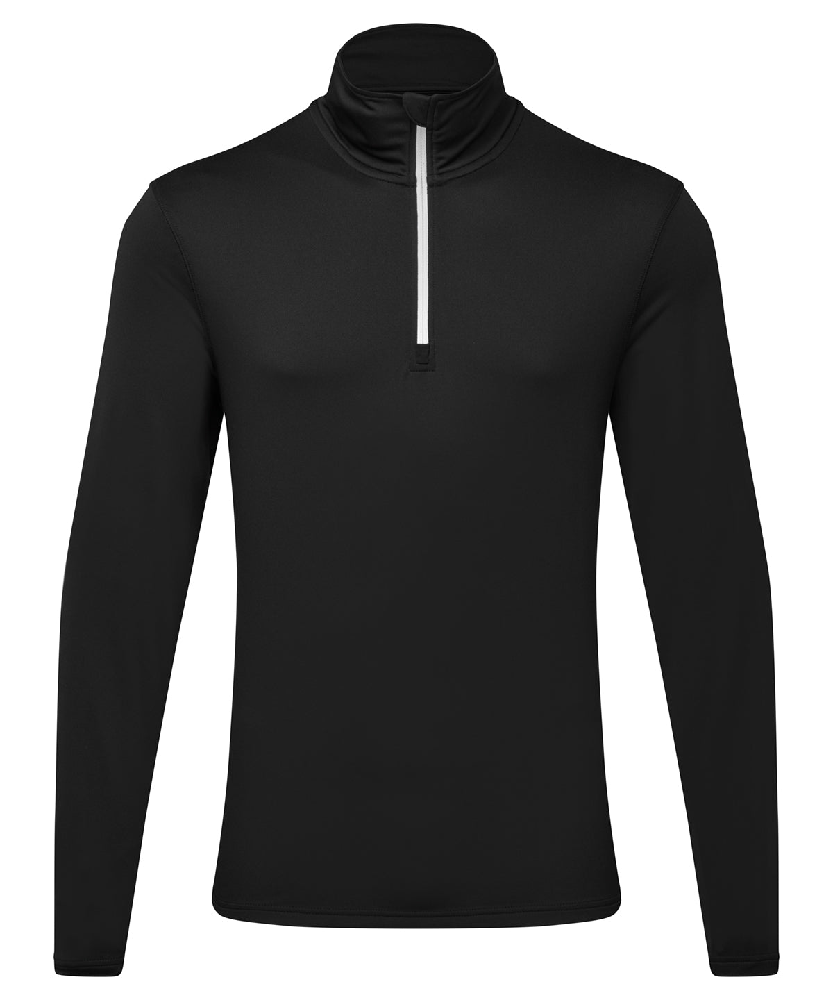 Íþróttatoppar - TriDri® Recycled Long Sleeve Brushed Back ¼ Zip Top