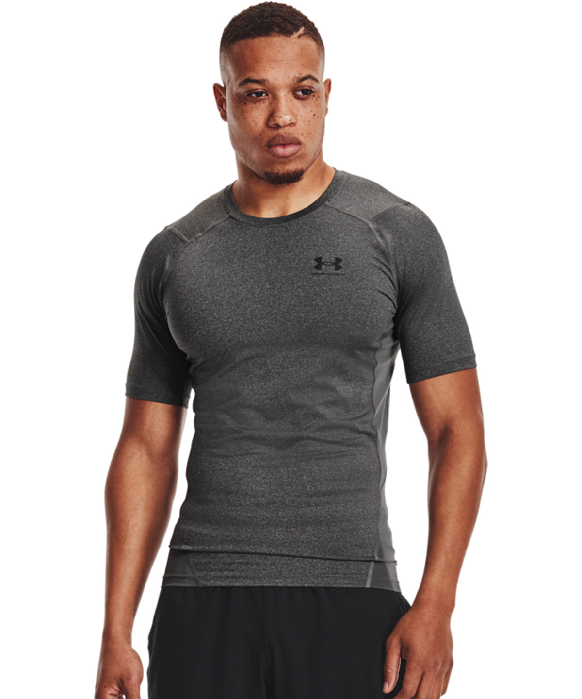 Stuttermabolir - UA HG Armour Compression Short Sleeve