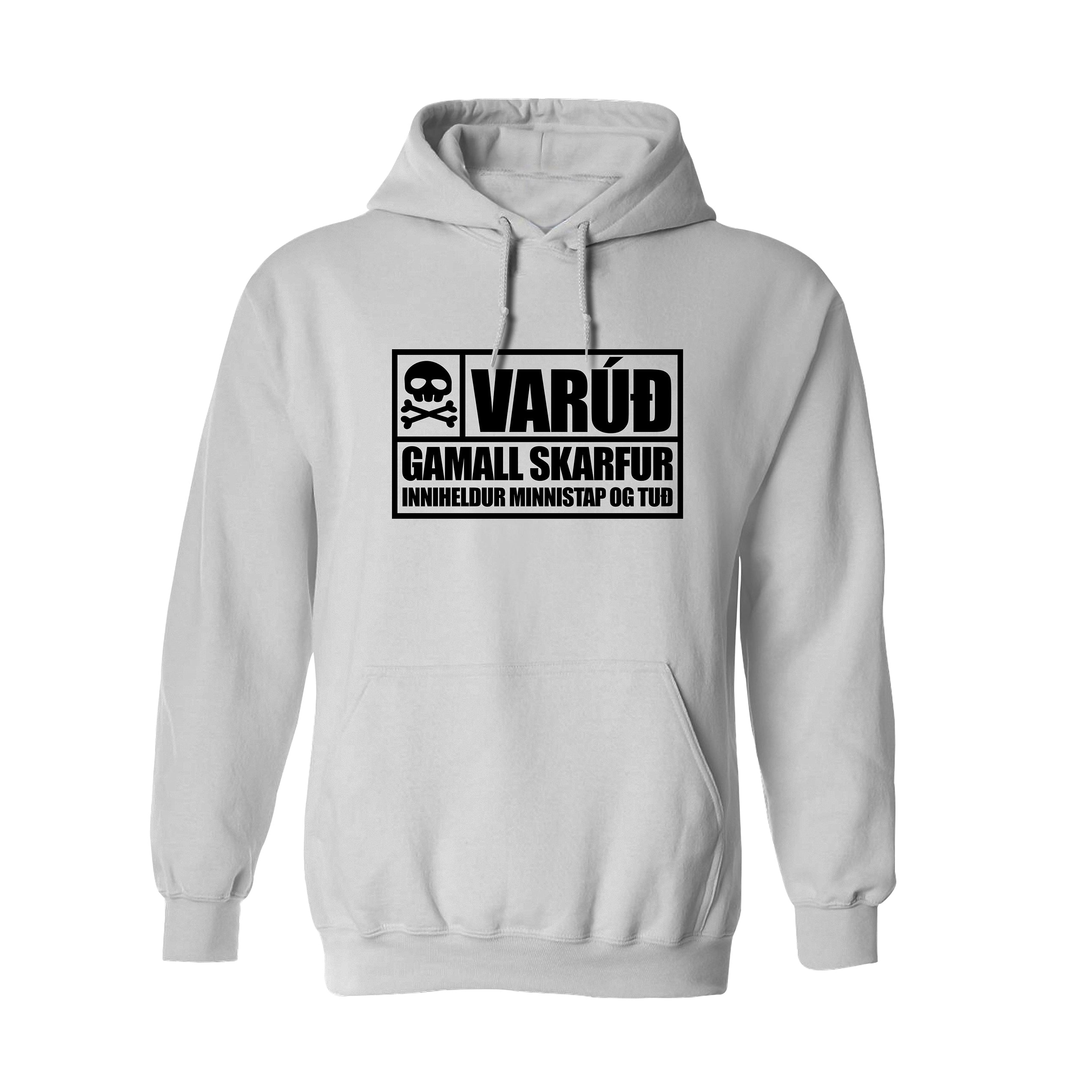 VARÚÐ GAMALL SKARFUR - Hettupeysa - Hvít