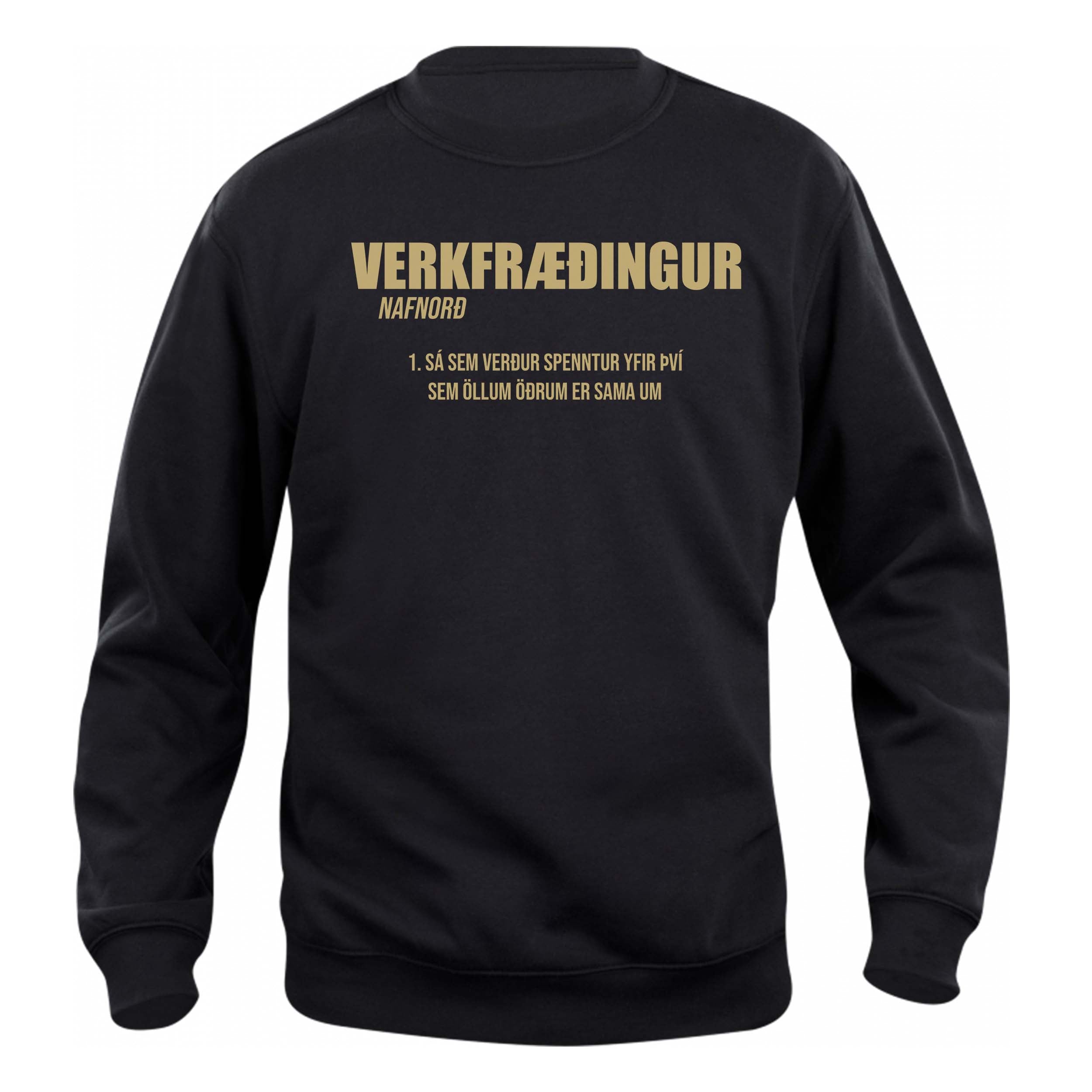 VERKFRÆÐINGUR - Peysa - Svört