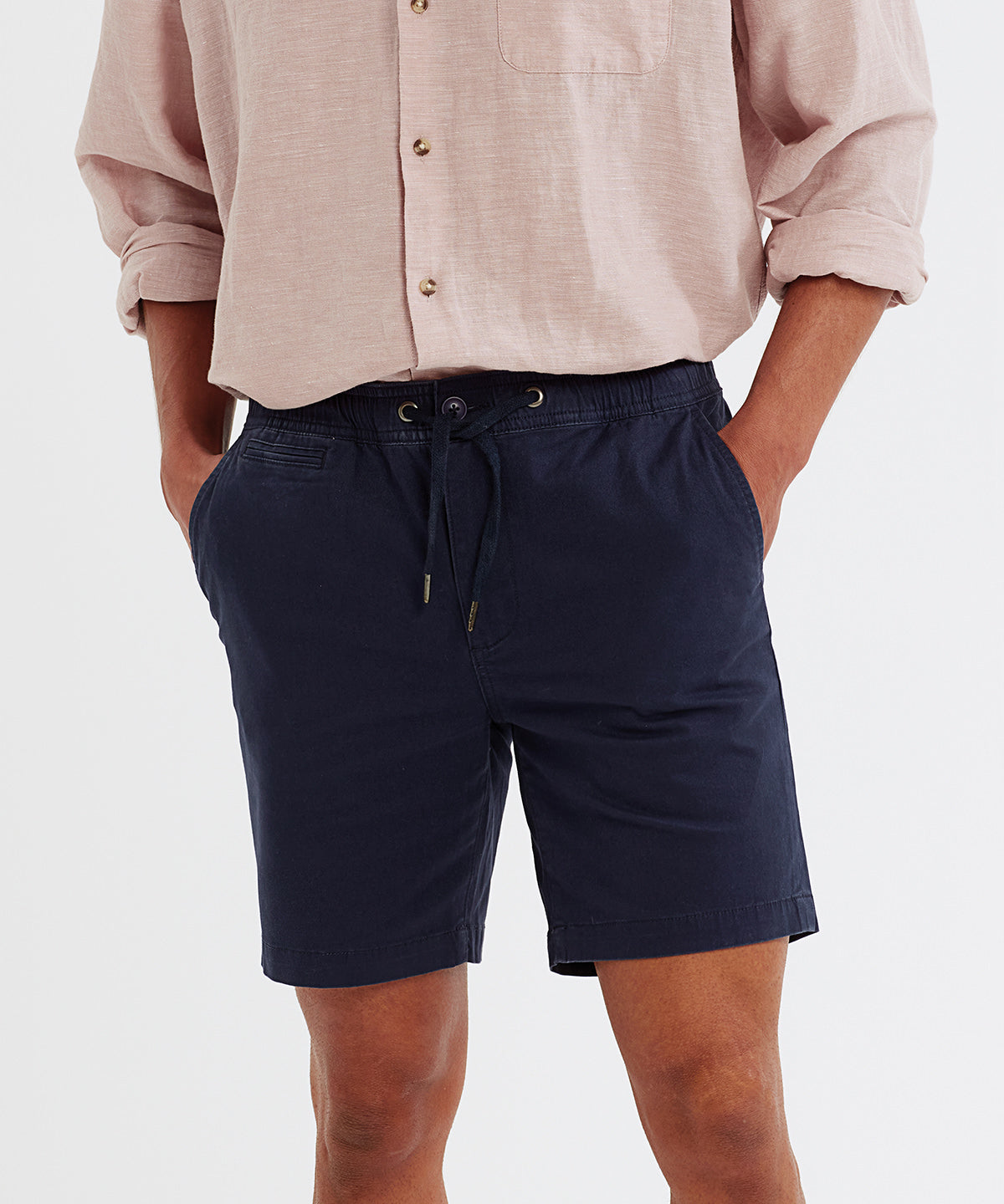 Stuttbuxur - Men’s Drawstring Chino Shorts