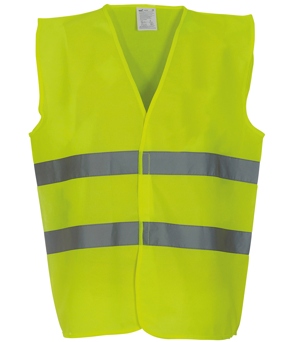 Öryggisvesti - Hi-vis 2-band Waistcoat (HVW102)