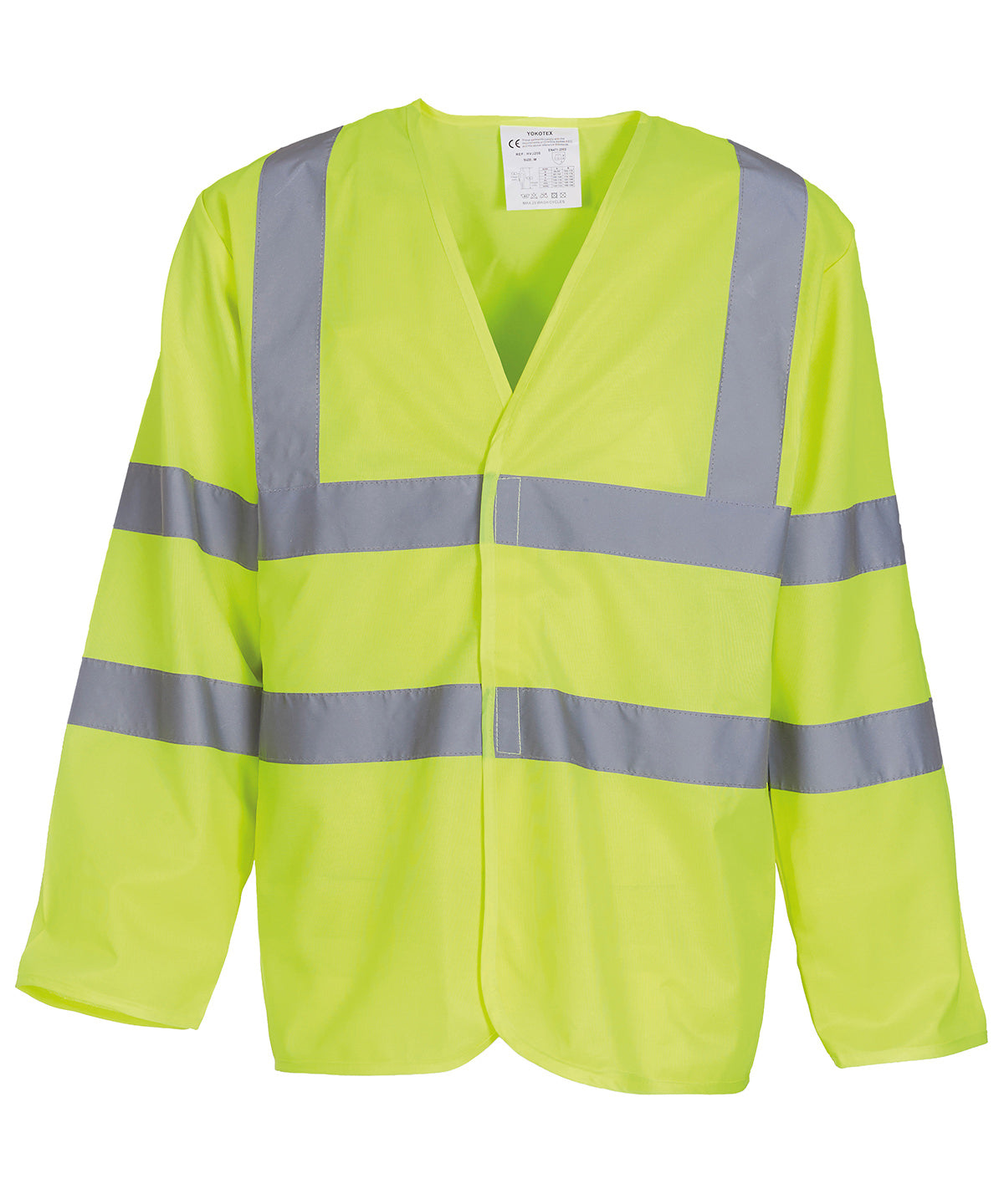 Öryggisvesti - Hi-vis Long Sleeve Waistcoat (HVJ200)