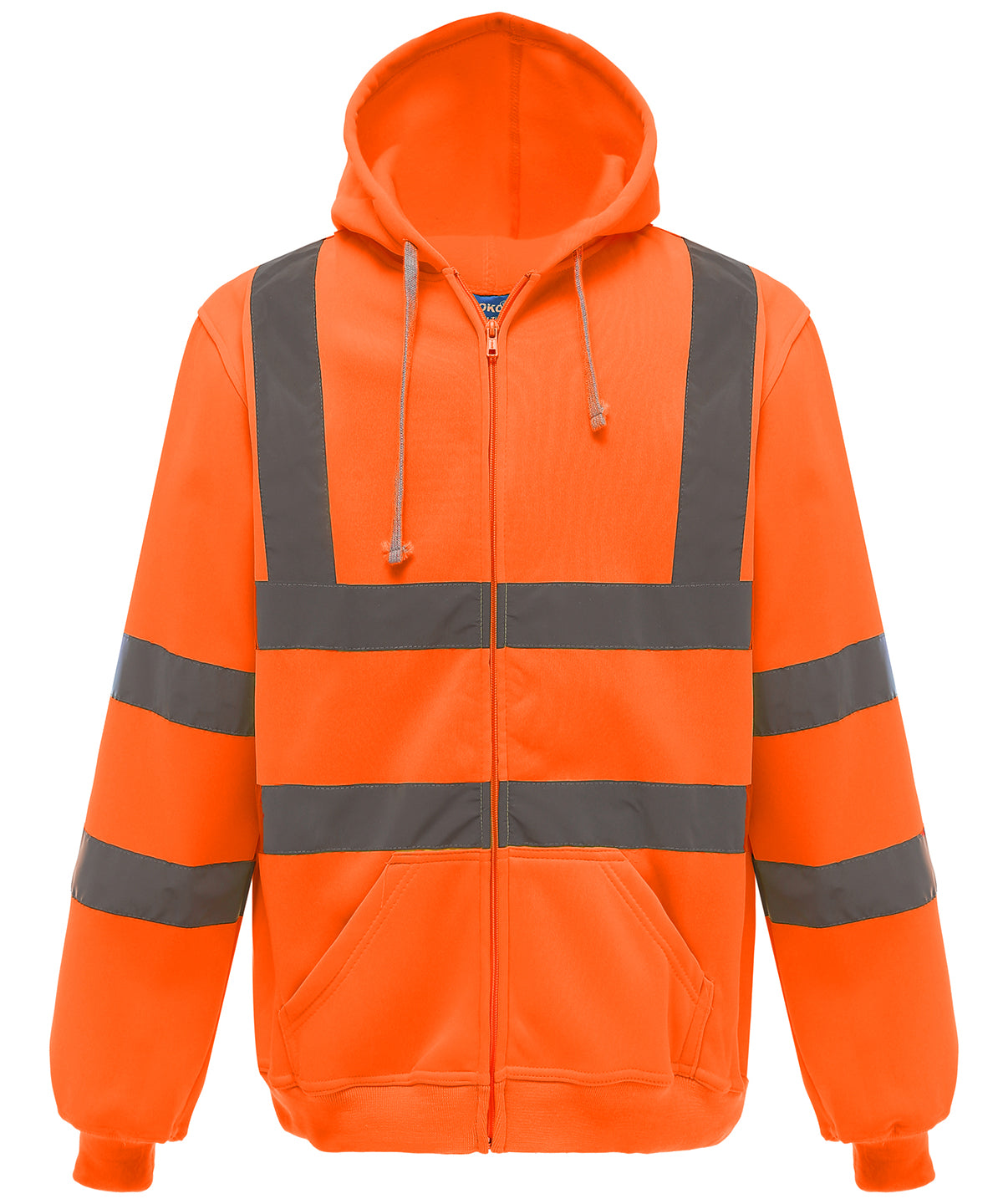Hettupeysur - Hi-vis Zip Hoodie (HVK07)