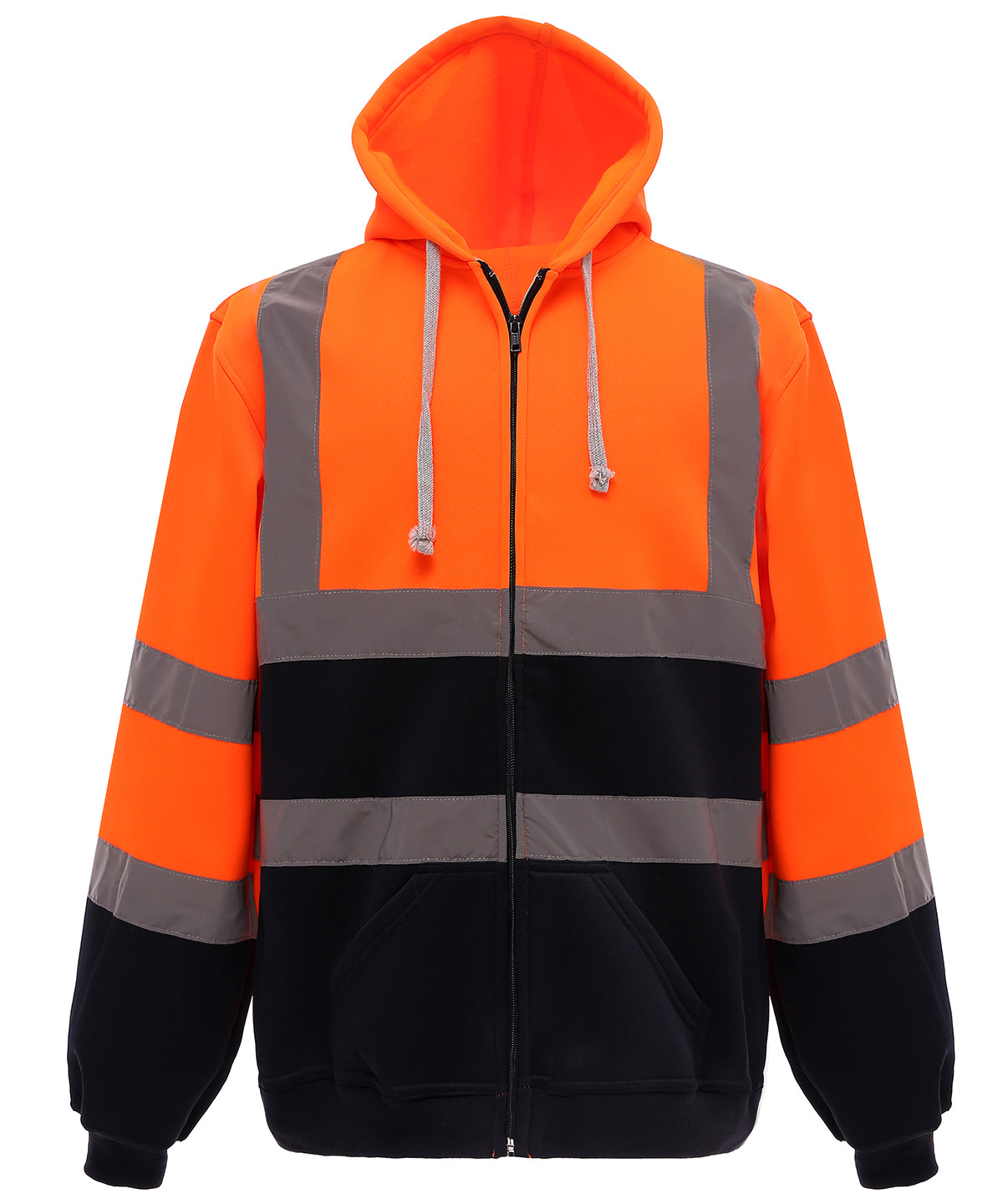 Hettupeysur - Hi-vis Zip Hoodie (HVK07)