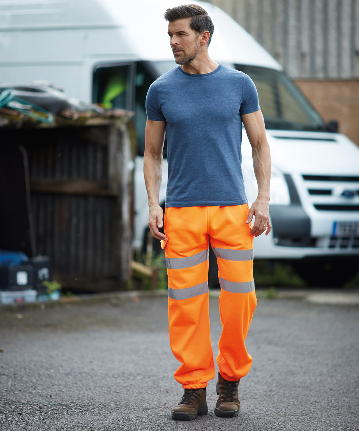 Joggingbuxur - Hi-vis Jogging Pants (HV016T)