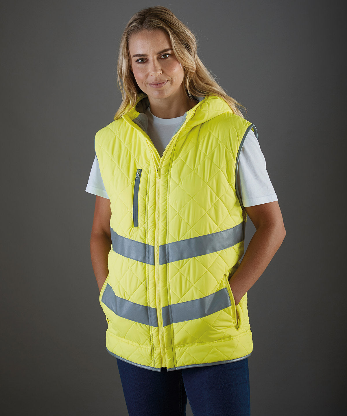 Vesti - Hi-vis Kensington Hooded Gilet (HV007)