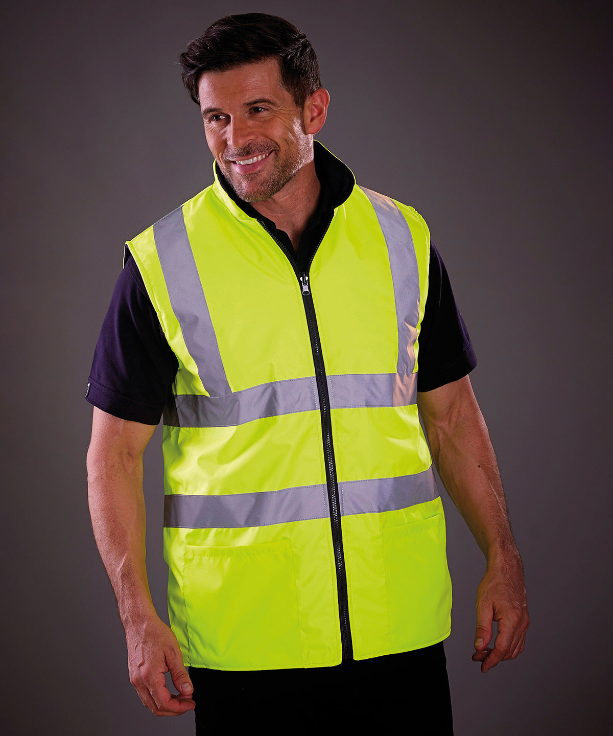 Vesti - Hi-vis Reversible Fleece Bodywarmer (HV008F)