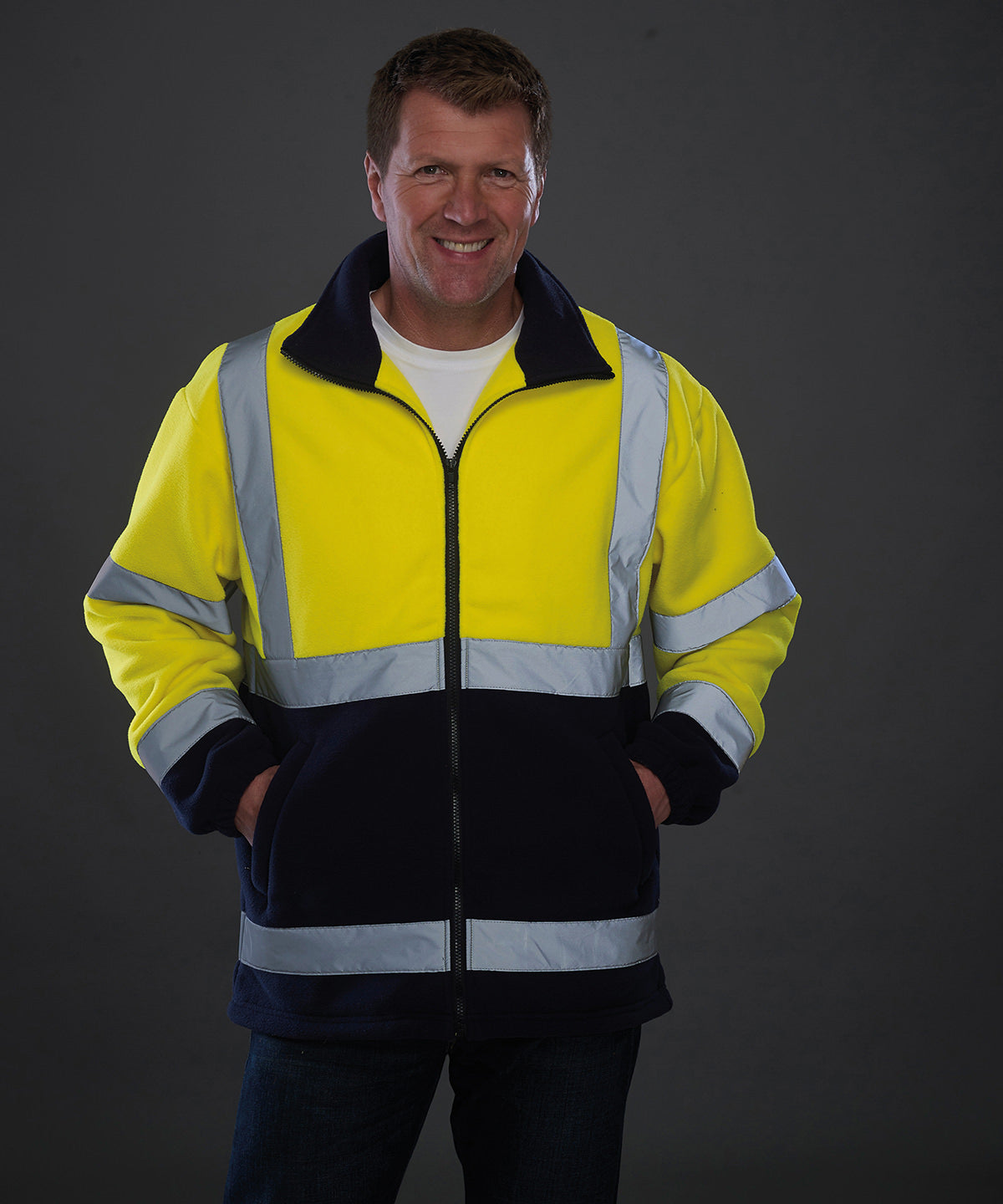 Vesti - Hi-vis Heavyweight Fleece Jacket (HVK08)
