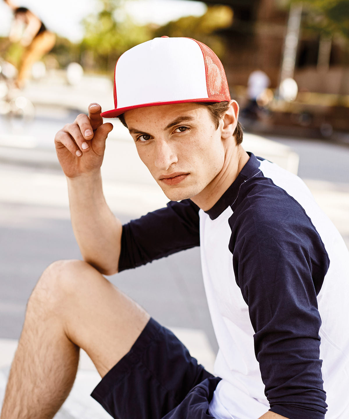 Húfur - Foam Trucker With White Front (6005FW)