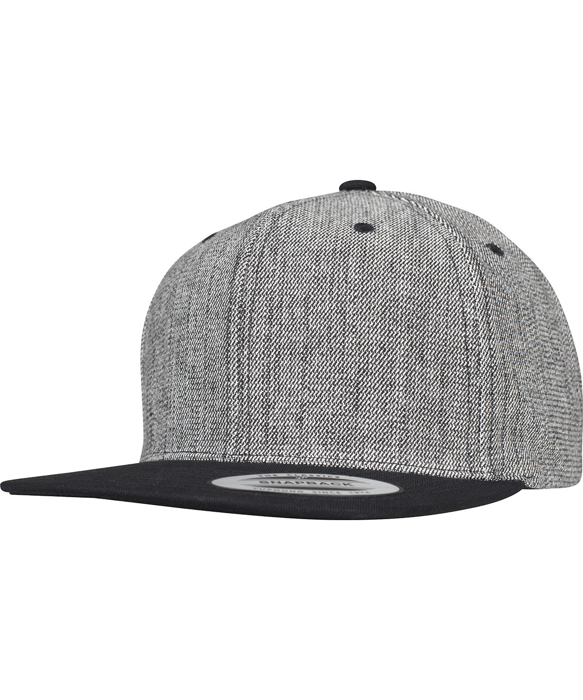 Húfur - Melange Solid Snapback (6089MS)