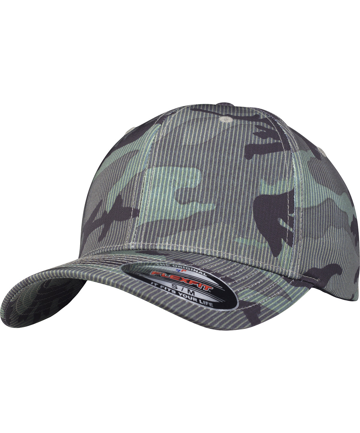 Húfur - Flexfit Camo Stripe Cap (6277CS)