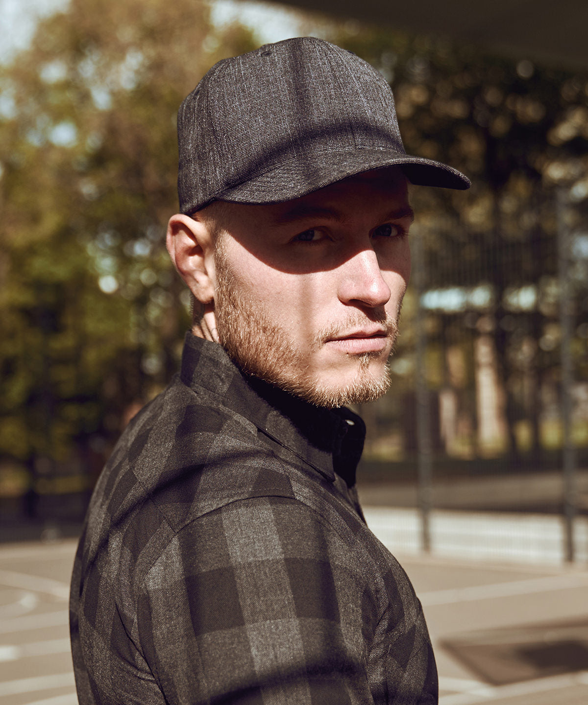 Húfur - Fine Melange Flexfit (6277FM)