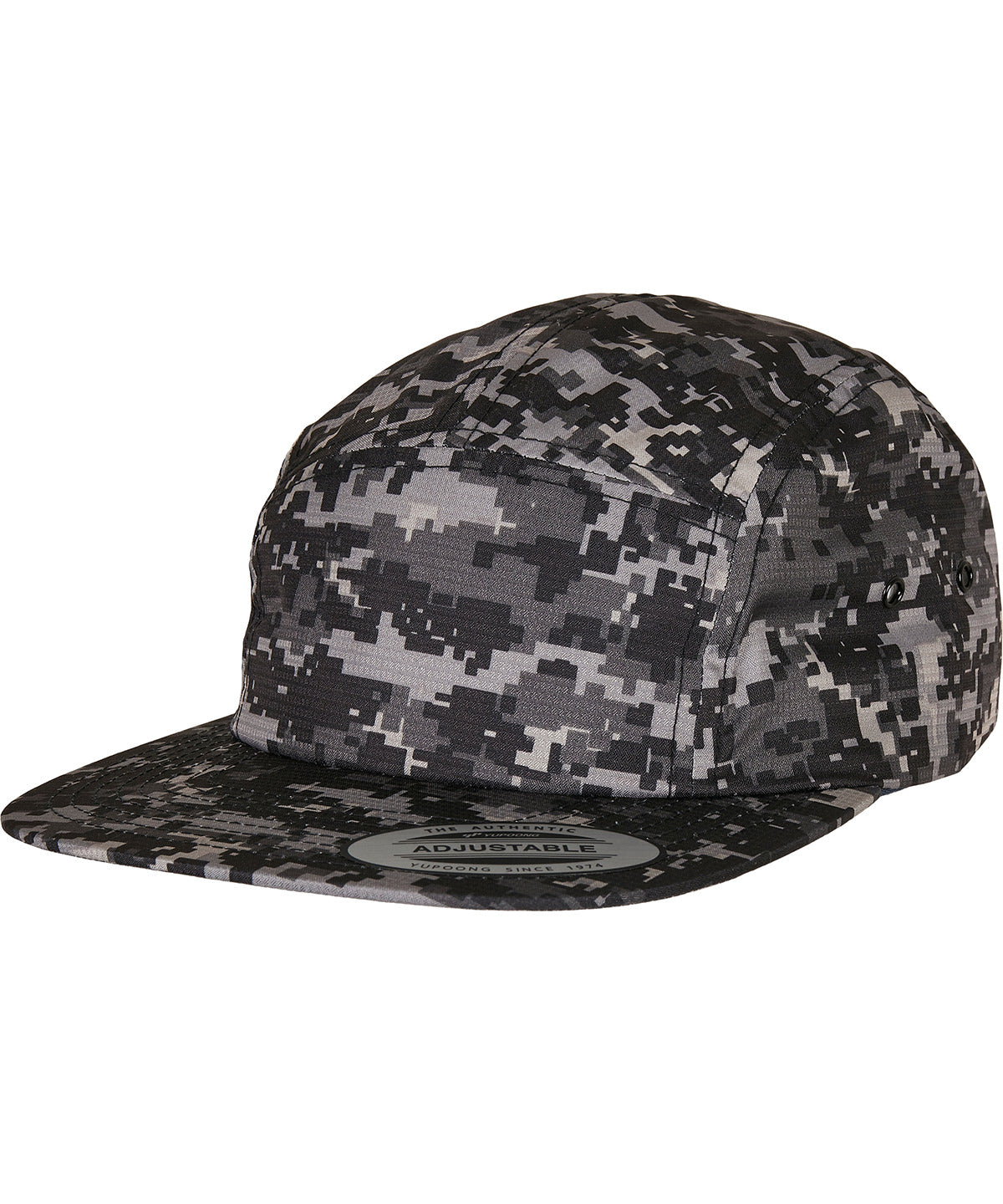 Húfur - Digital Camo Jockey Cap (7005MC)