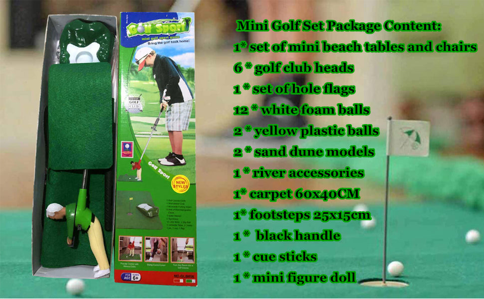 Mini-Inni GOLF! Tökum golfið heima - frábær skemmtun fyrir unga sem aldna