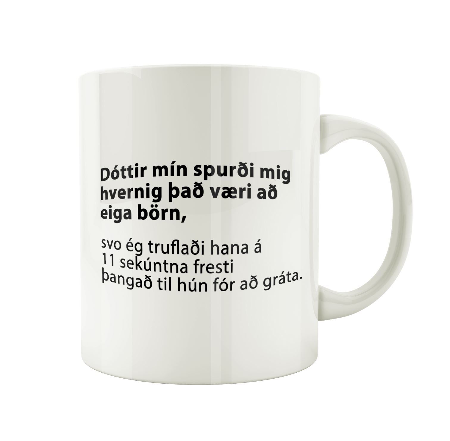 Dóttir mín spurði mig hvernig það væri að eiga börn - Bolli