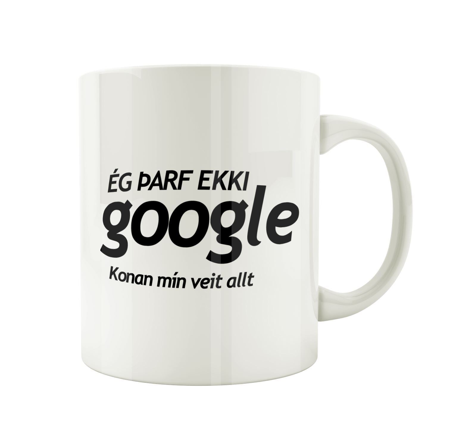 Ég þarf ekki google, konan mín veit allt - Bolli