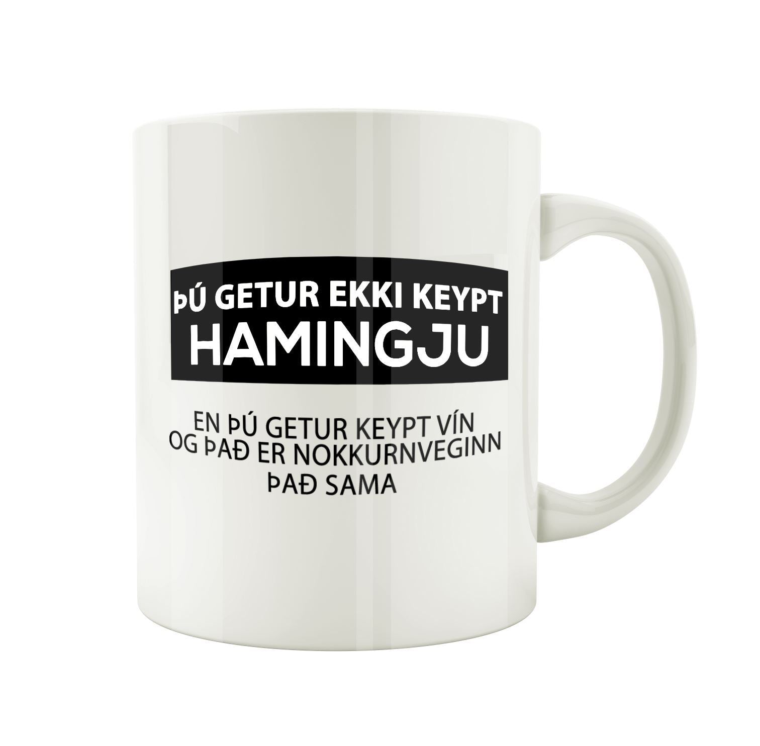 Þú getur ekki keypt hamingu en þú getur keypt vín - Bolli
