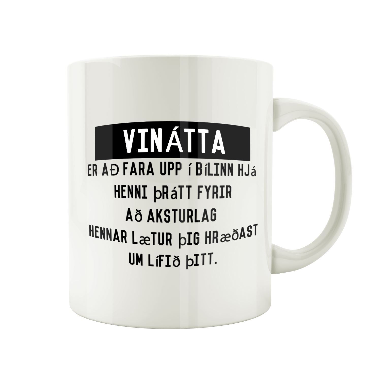 Vinátta er að fara upp í bílinn hjá henni þrátt fyrir að..- Bolli