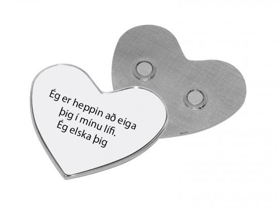 Ég er heppin-nn að eiga þig í mínu lífi. Ég elska þig