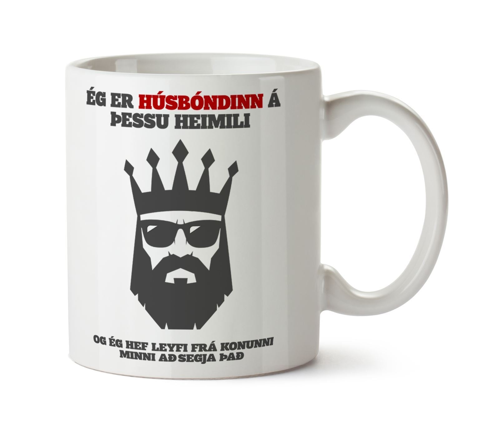 Ég er húsbóndinn á þessu heimili og ég hef leyfi frá konunni að segja það - Bolli