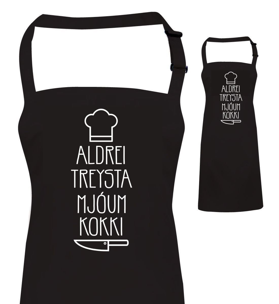 Aldrei treysta mjóum kokki - Svunta