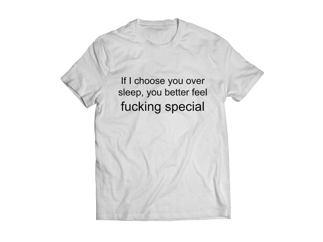 Bolur - If I choose you over sleep, you better feel fucking special