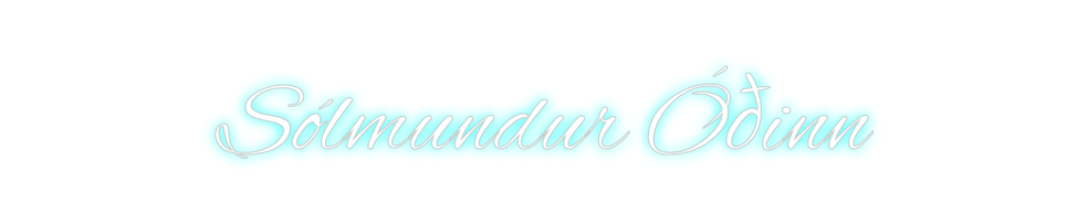 Custom Neon: Sólmundur Óði...
