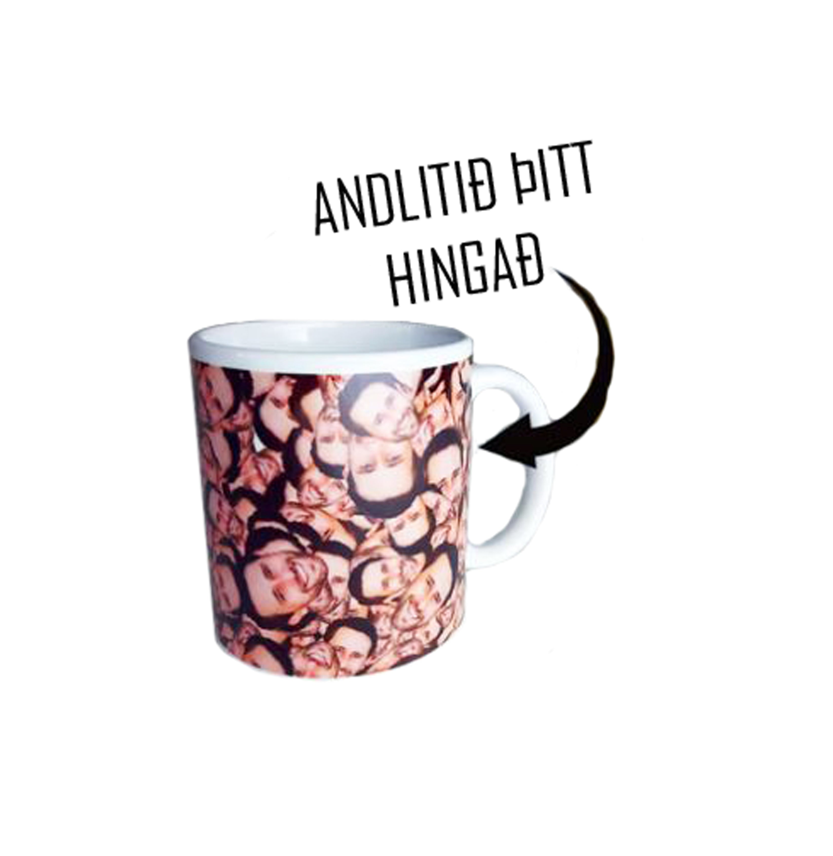 Smettisbolli - Andlitið á bolla