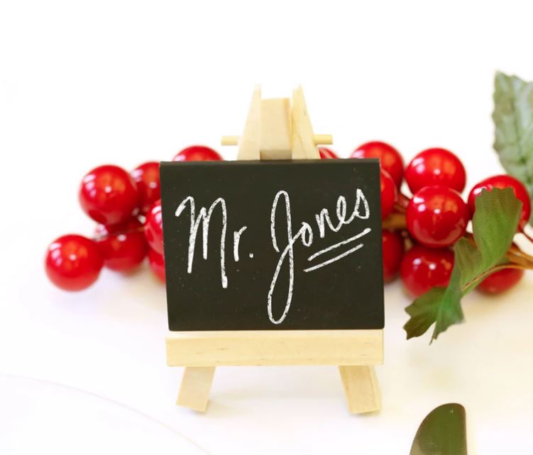 Mini Borð merkingar