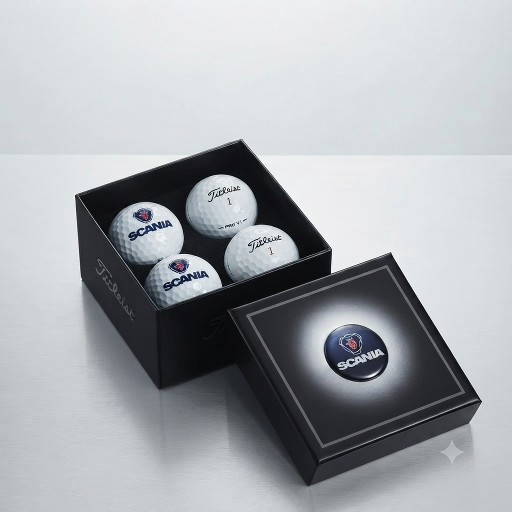 Golfboltar í gjafaumbúðum