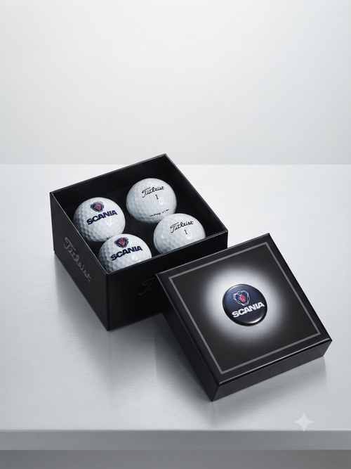Golfboltar í gjafaumbúðum