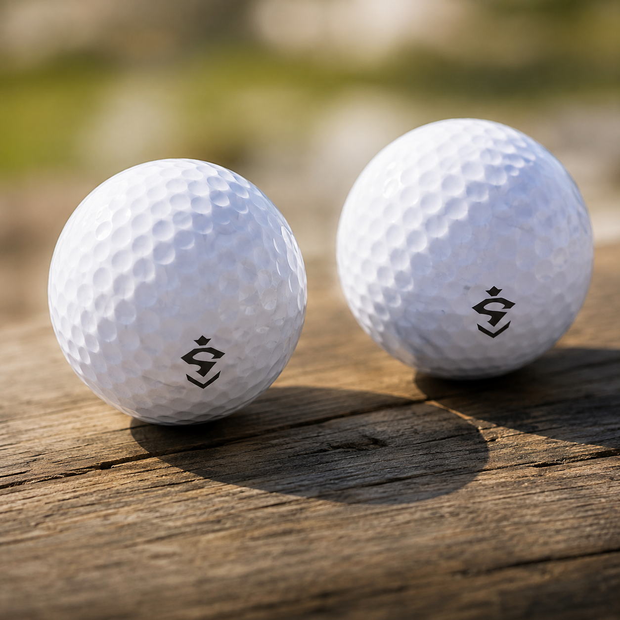 Sérmerktir golfboltar