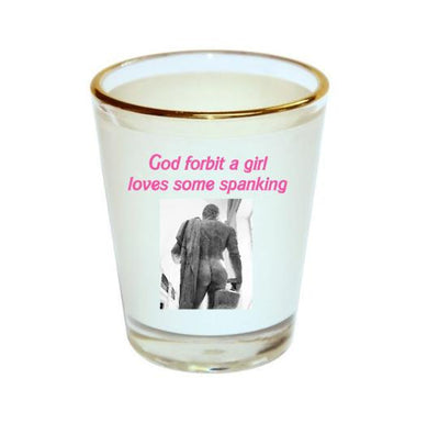 1,5oz skotglas (Hvítt og gyllt) - Hannaðu þitt eigið