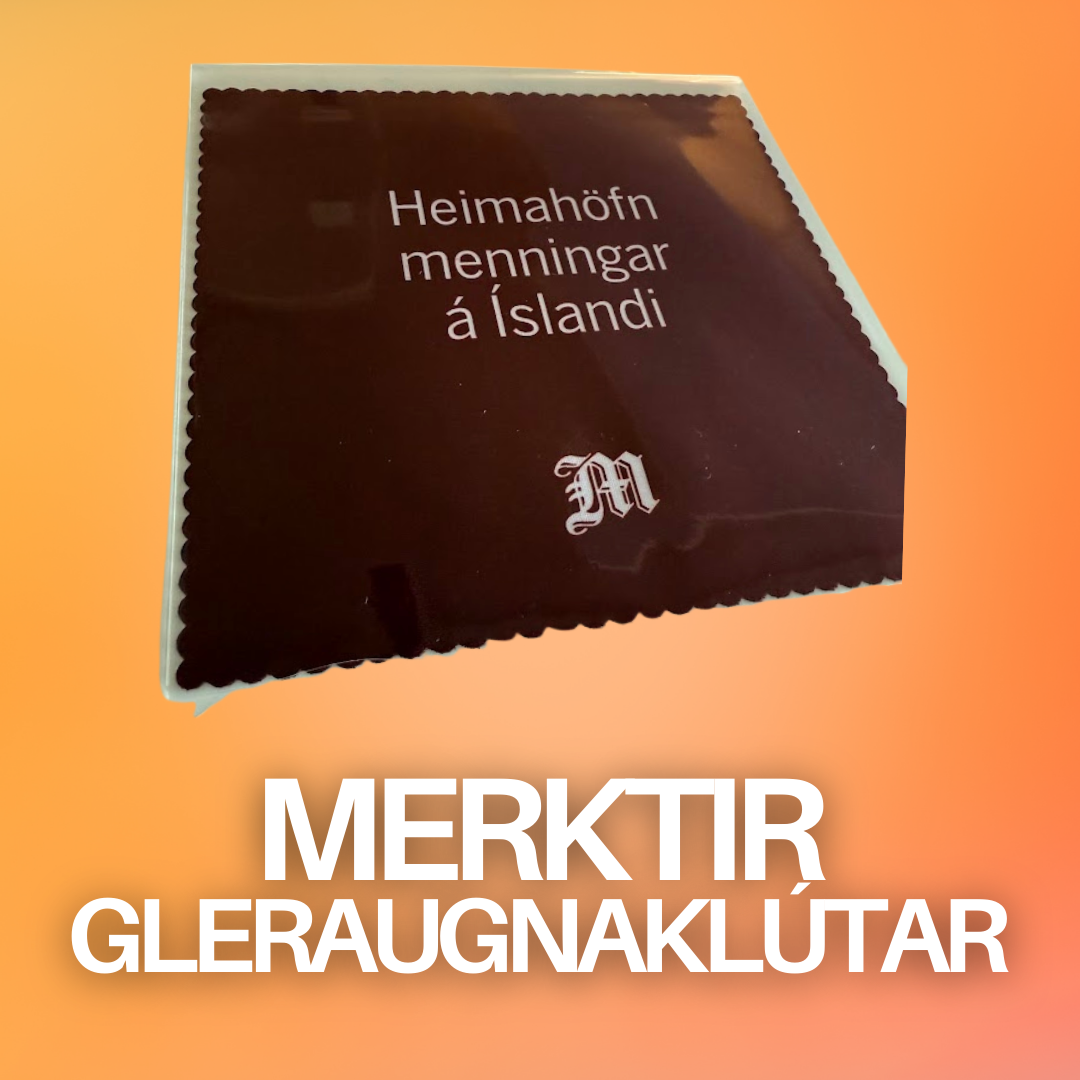 Merktir gleraugnaklútar með lógó
