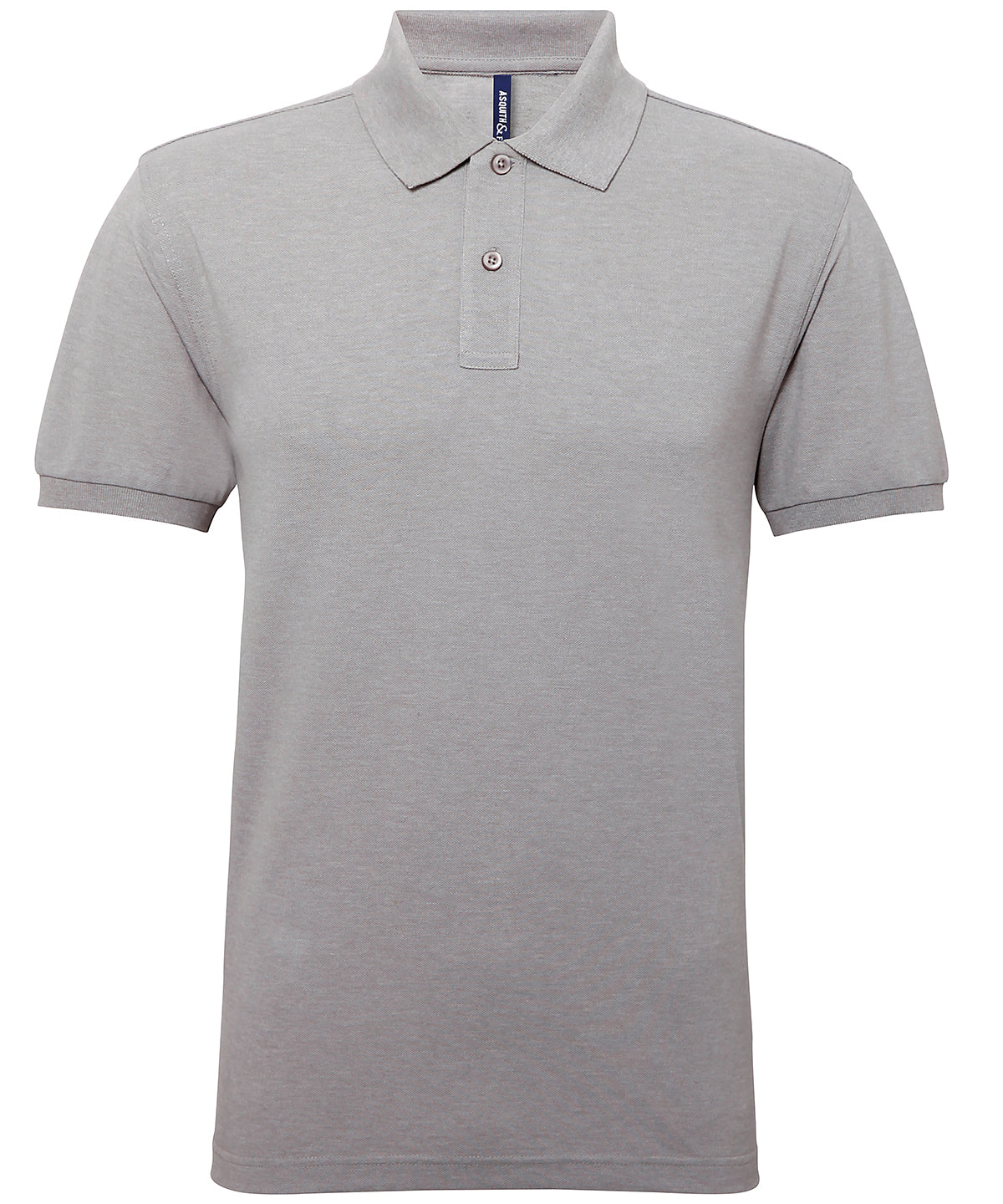 Pólóbolur Asquith & Fox AQ015 – Heather Grey* – 5XL