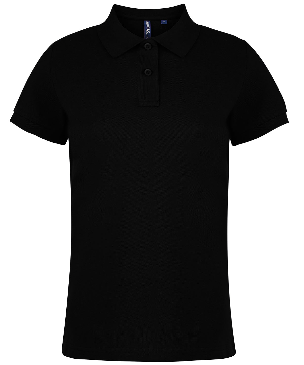 Pólóbolur Asquith & Fox AQ020 – Svartur – 2XL