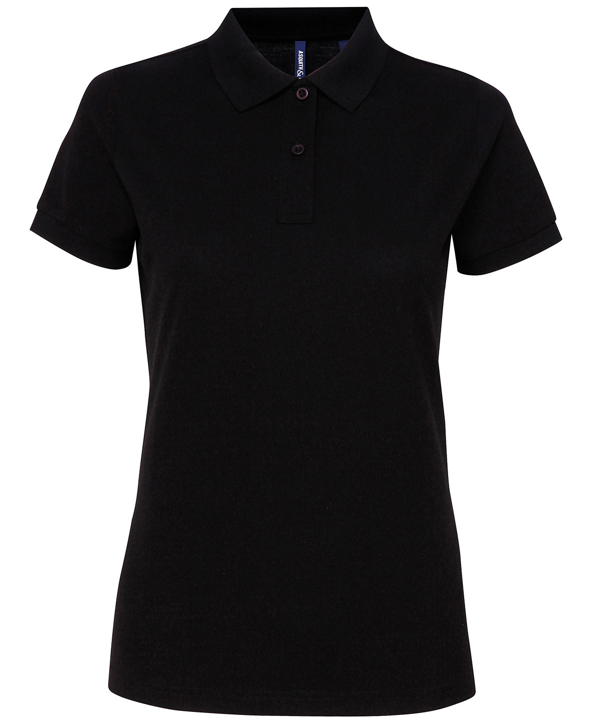 Pólóbolur Asquith & Fox AQ025 – Svartur – 2XL