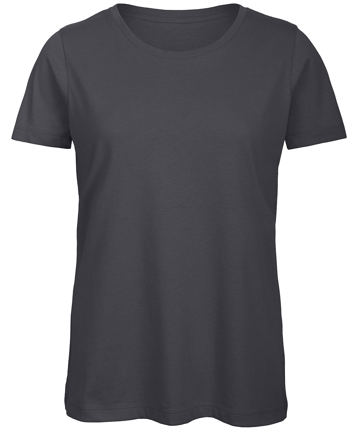 Stuttermabolur B&C Collection B118F – Dökkgrár – 2XL