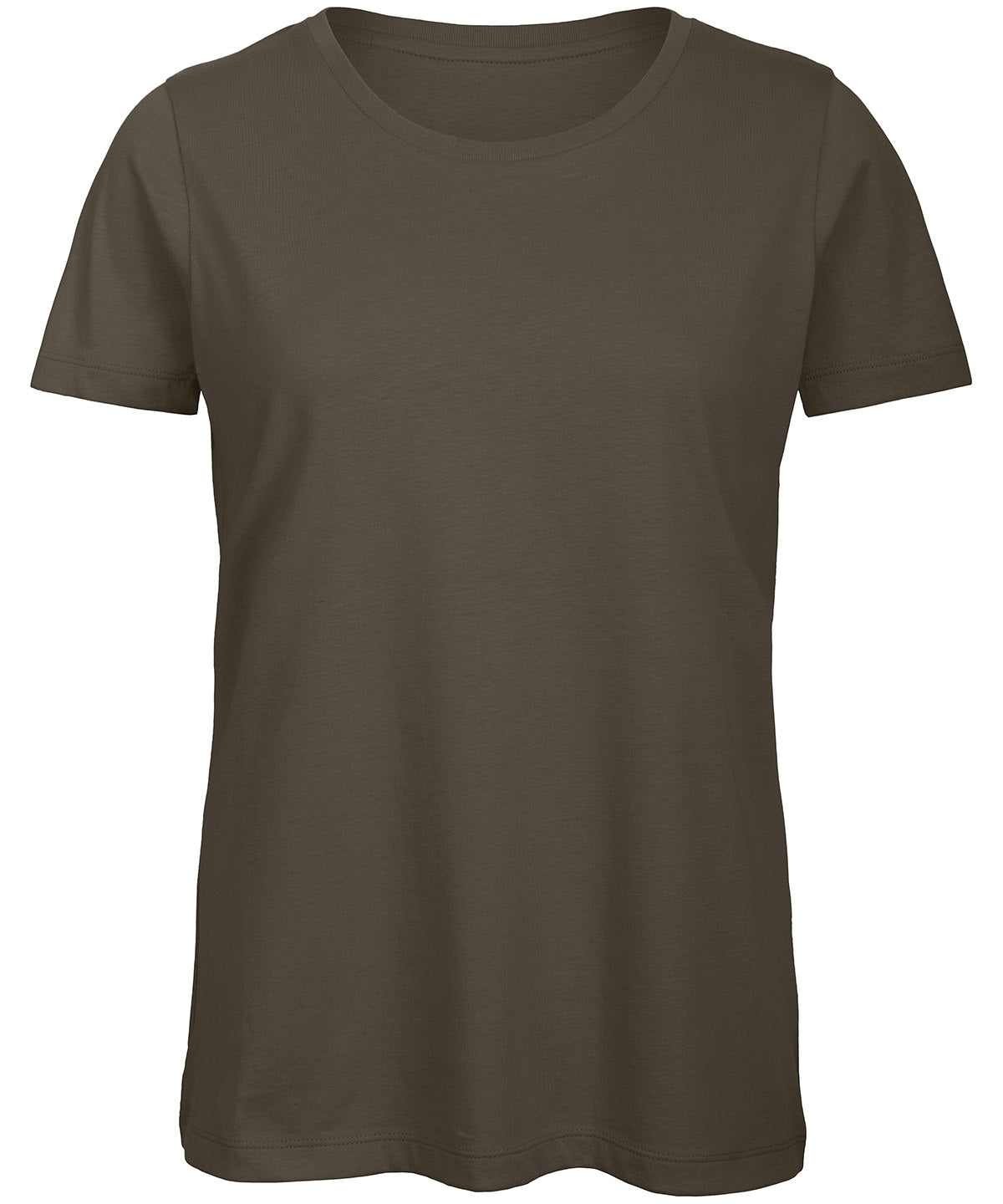 Stuttermabolur B&C Collection B118F – Khaki – 2XL