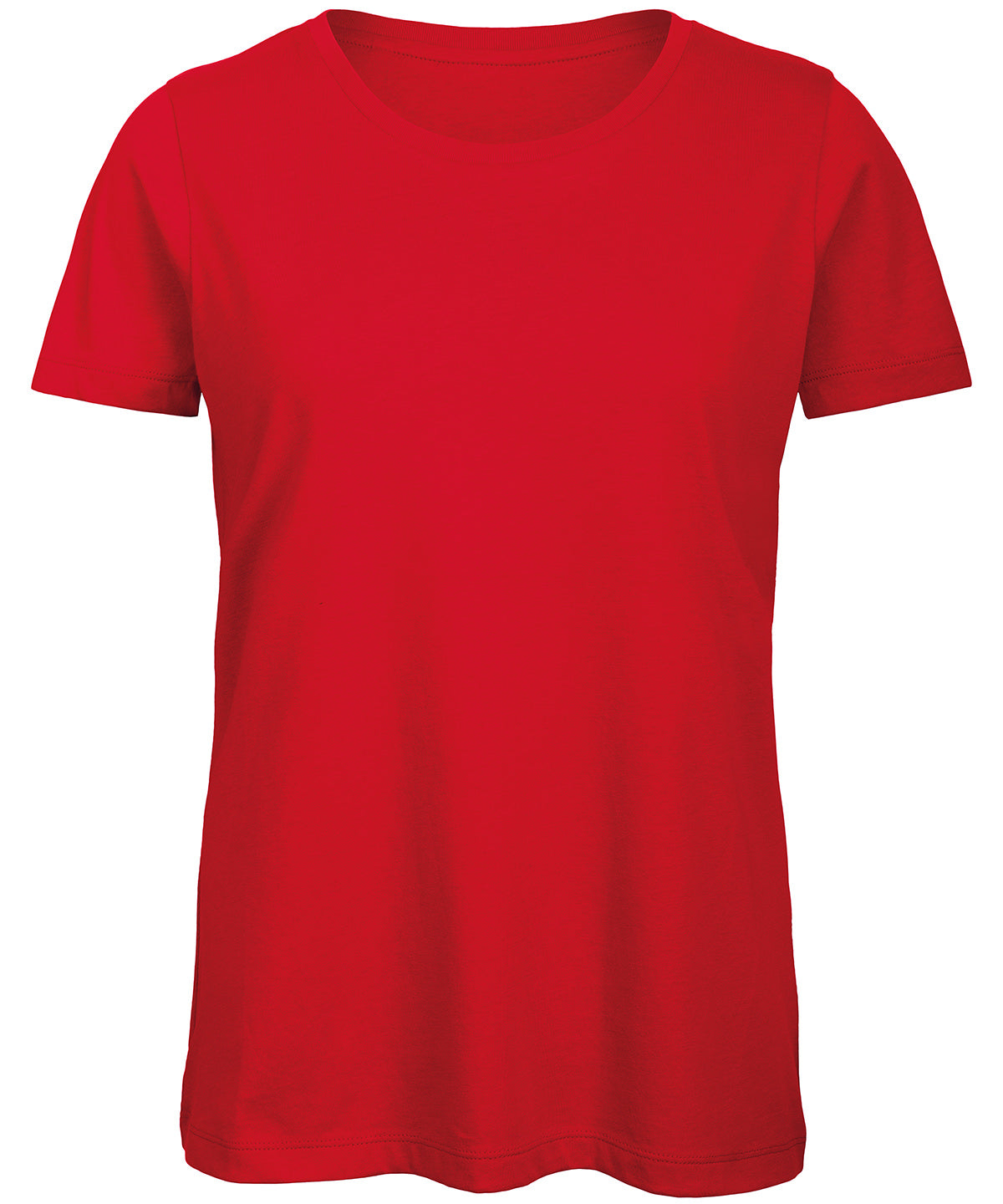 Stuttermabolur B&C Collection B118F – Rauður – 2XL